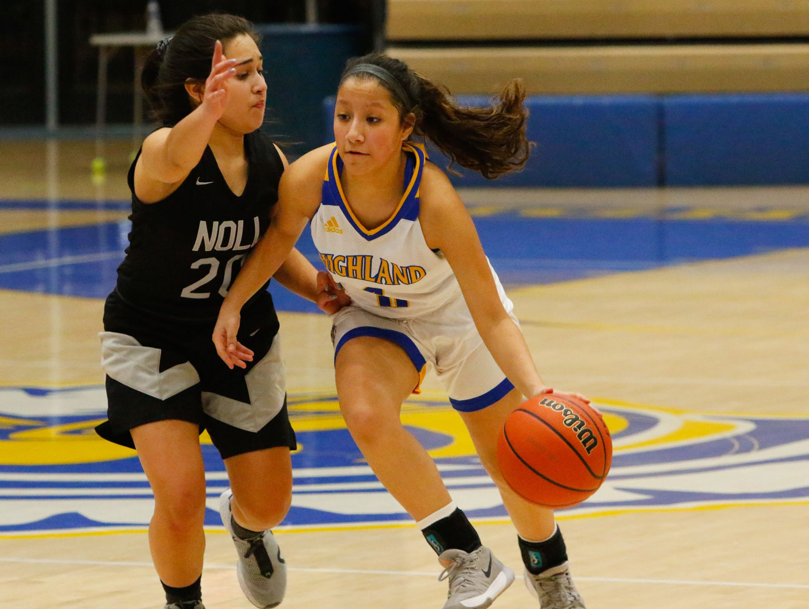Bishop Noll at Highland girls basketball